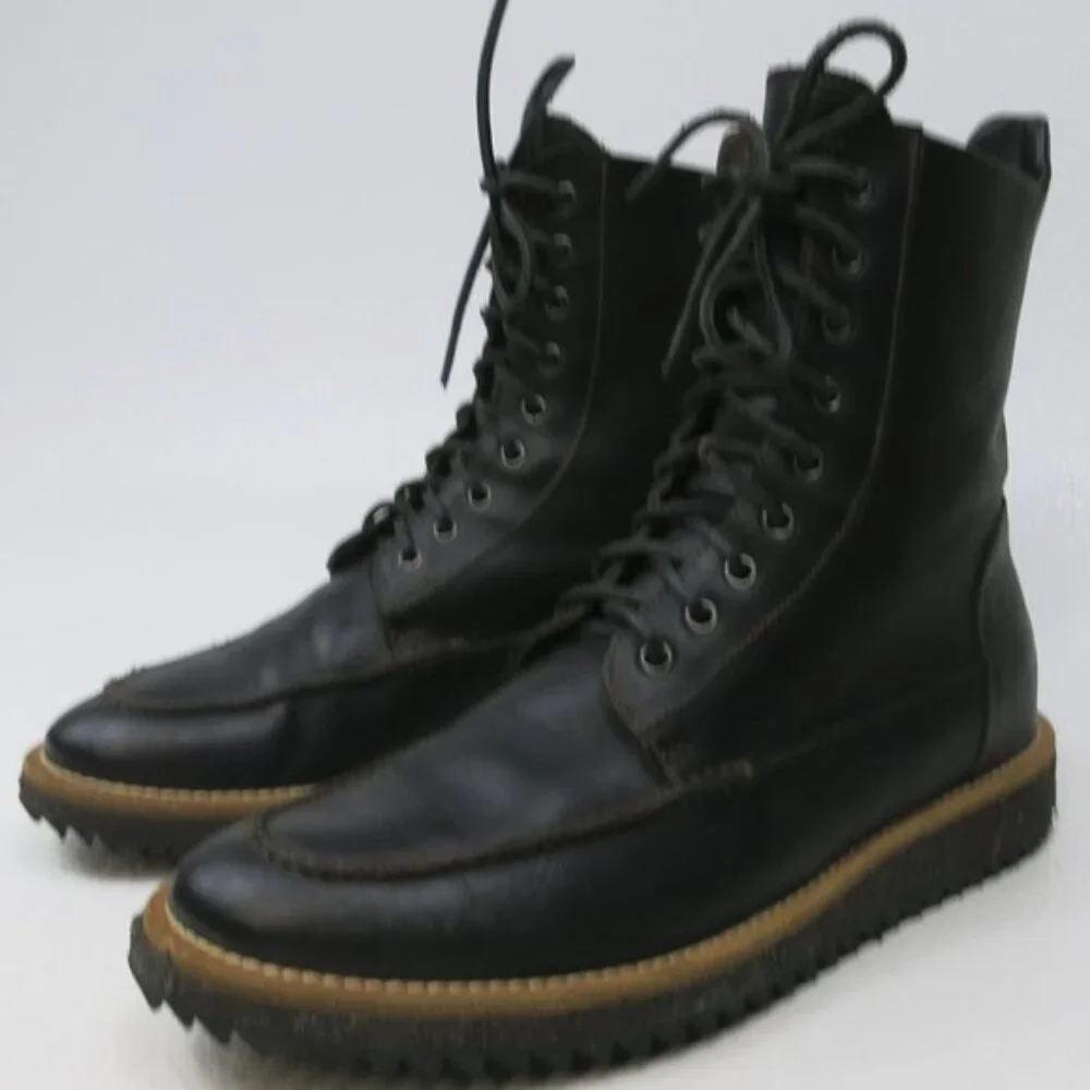 Casbia Leather Hand Stitched Leather Dress chukka Boots Shoes Footwear Men's 42